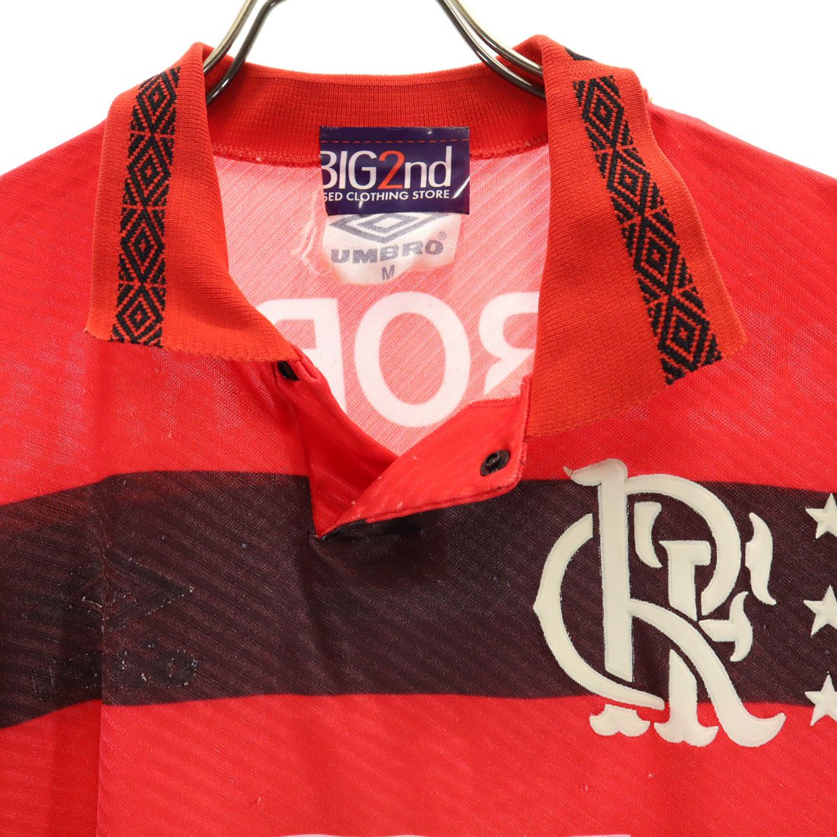 ブラジル製 90s umbro アンブロ CRフラメンゴ 半袖 ユニフォーム ブラジル製 90s umbro アンブロ CRフラメンゴ 半袖 ユニフォーム