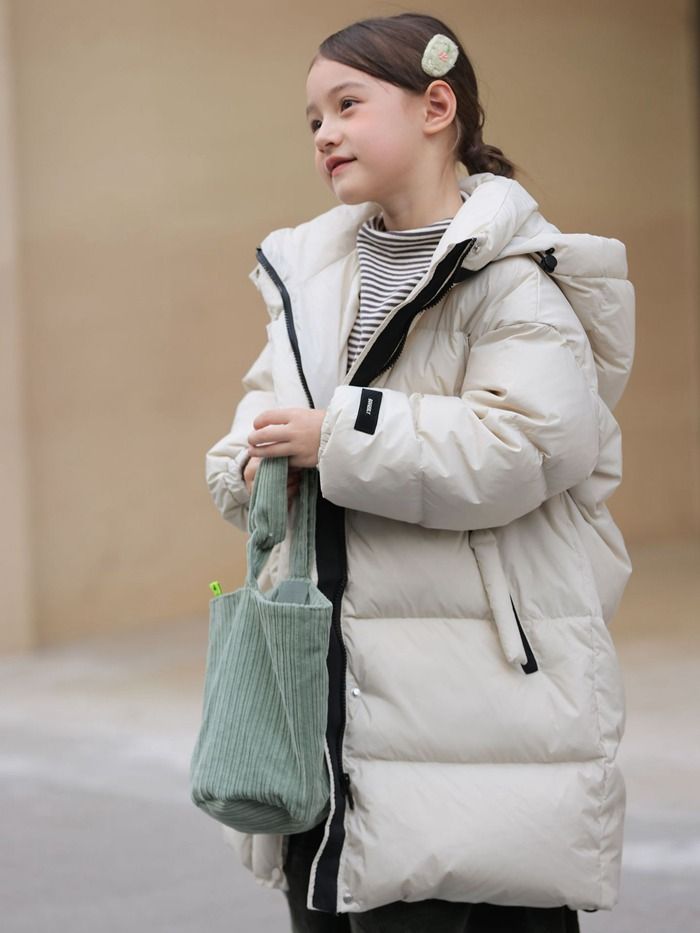 全 子供服 ダウンコート ロングコート 子供 女の子 子供服 ダウンジャケット ジャケット アウター コート フード付き シンプル 冬服 保温 防寒 防寒対策 秋冬 クリスマス 誕生日 プレゼント 韓国風 kubu4214