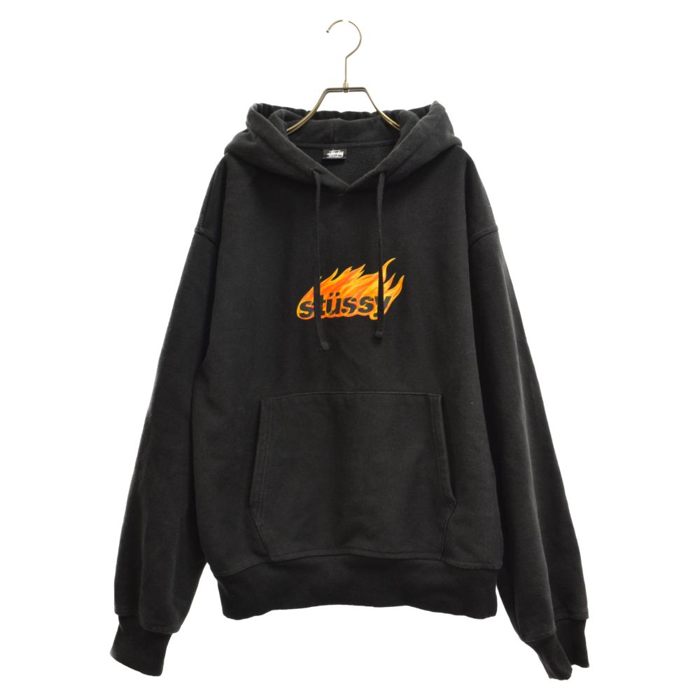 STUSSY (ステューシー) 22SS Flames Hoodie フレイムロゴ プル