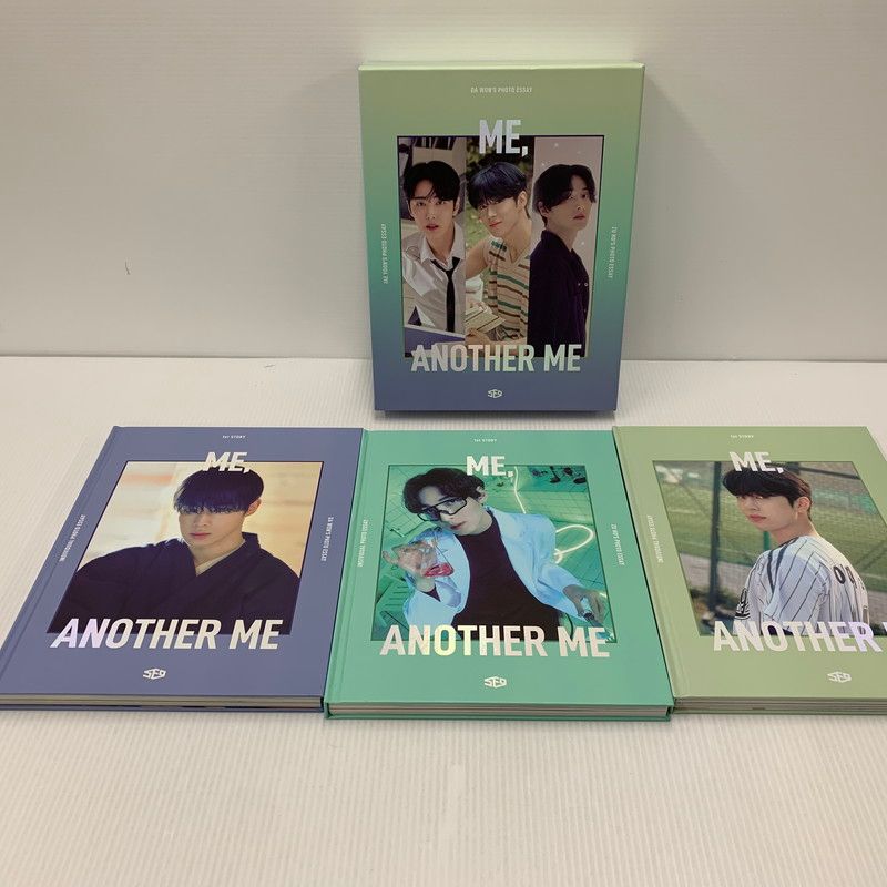 SF9 フォトエッセイ 写真集 ジェユン トレカ レア 中古品】 SF9 ジェユン & ダウォン & ジュホ ME, ANOTHER Me