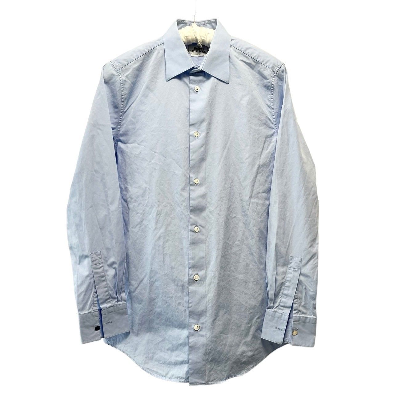 HERMES エルメス セリエボタンクラシックドレスシャツ - メルカリ