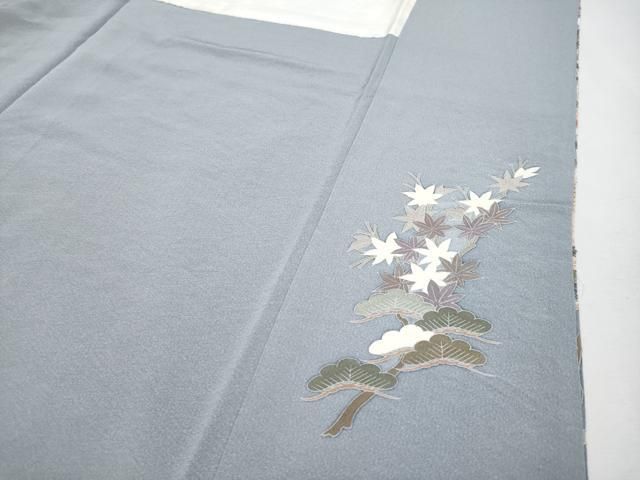 平和屋本店□極上 中国三大刺繍 スワトウ相良刺繍 総刺繍 訪問着 水辺