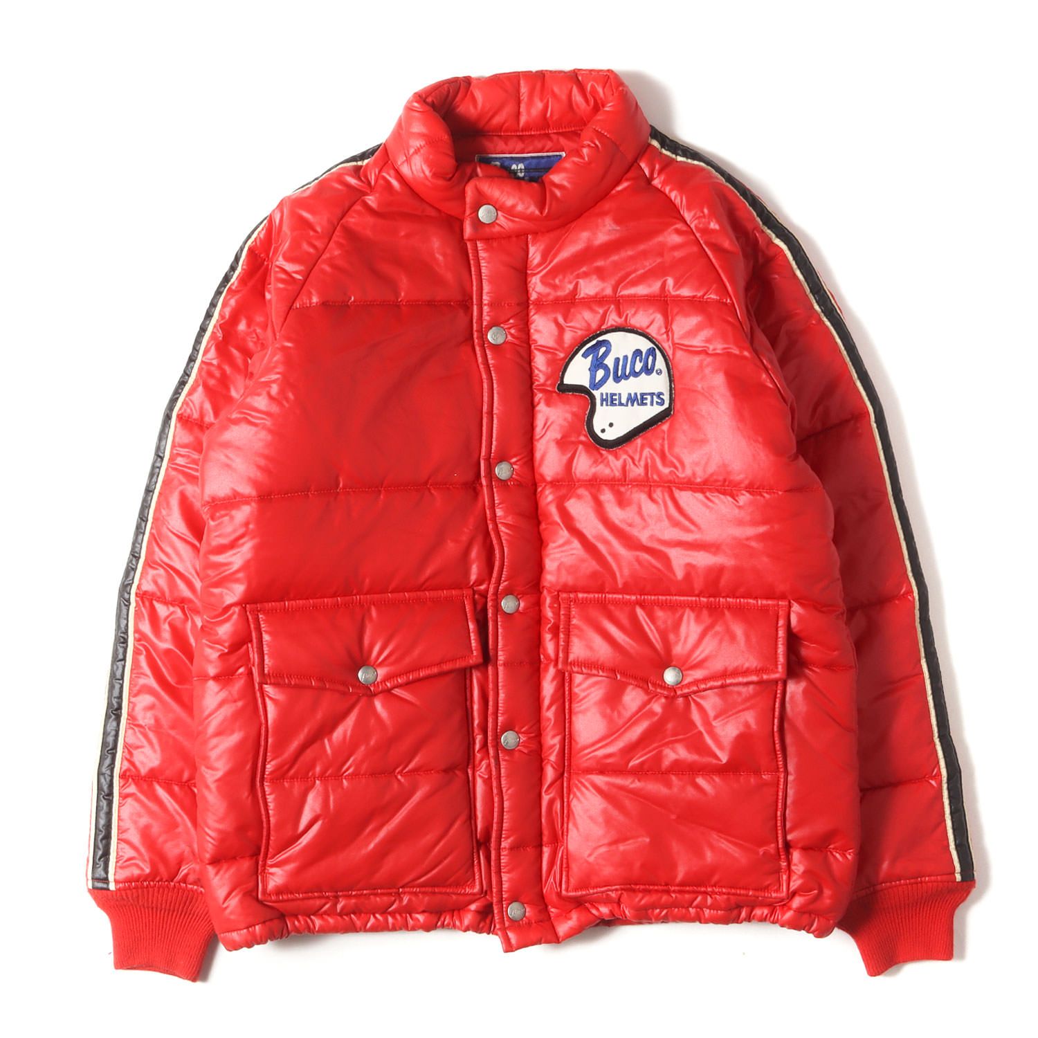 THE REAL McCOY'S リアルマッコイズ ジャケット サイズ:S BUCO レーシング 中綿ジャケット レッド 赤 ブルゾン 上着 【メンズ】