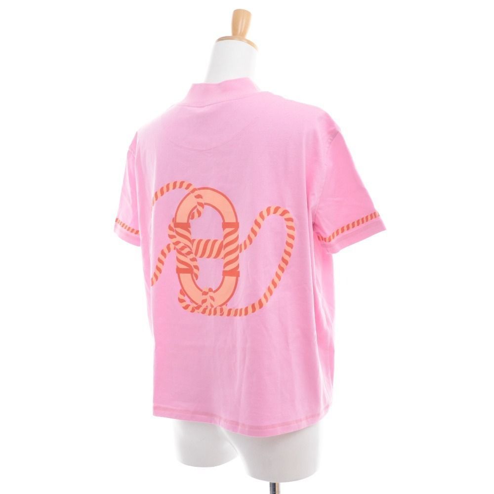 □ HERMES エルメス Tシャツ 23SS 3E4621DL カルトゥッシュ 半袖 ...