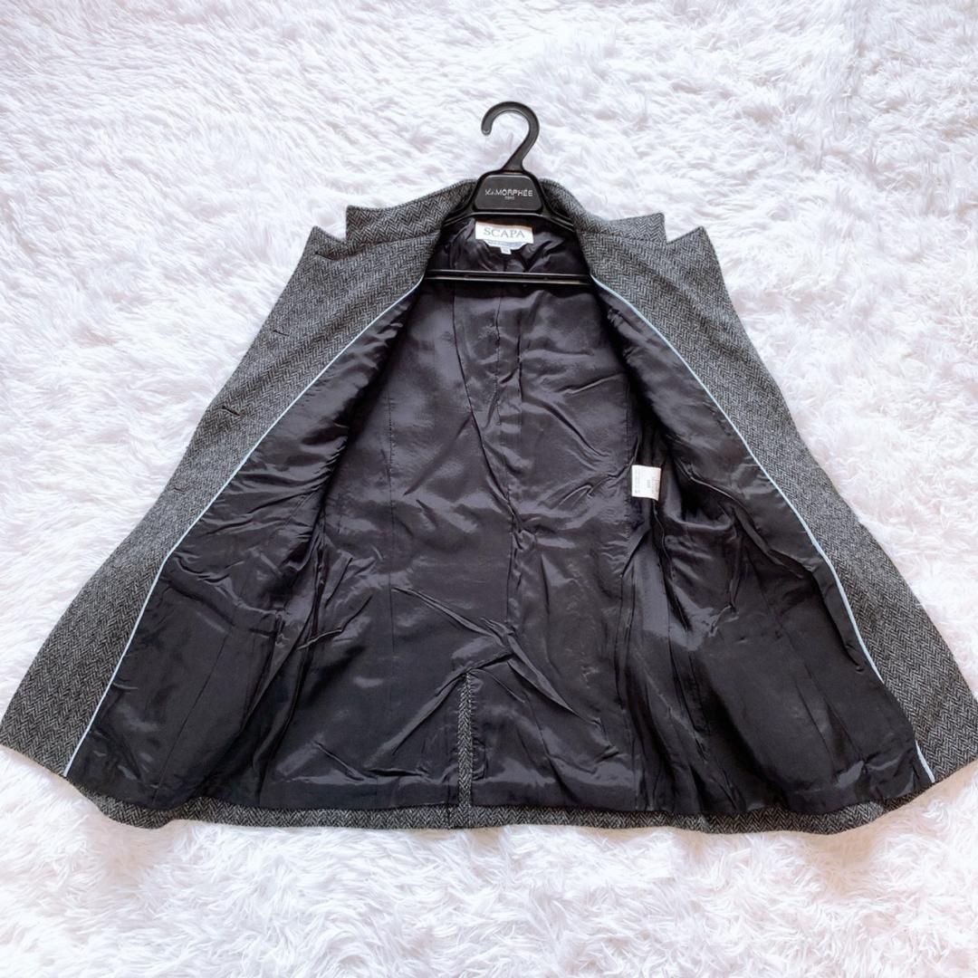 SCAPA スキャパ セットアップ グレー ブラック スーツ WWW_MORNINGWALKER_COM