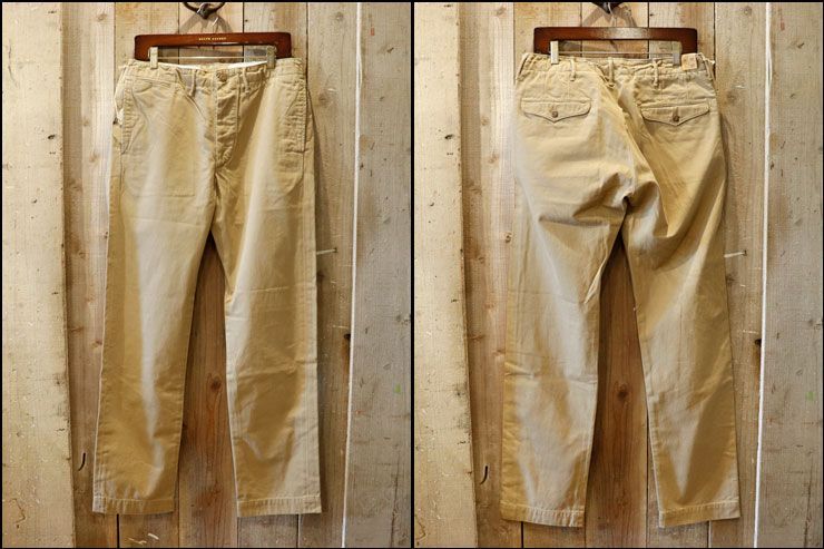 RRL(ダブルアールエルラルフローレン):オフィサーズ チノ パンツ