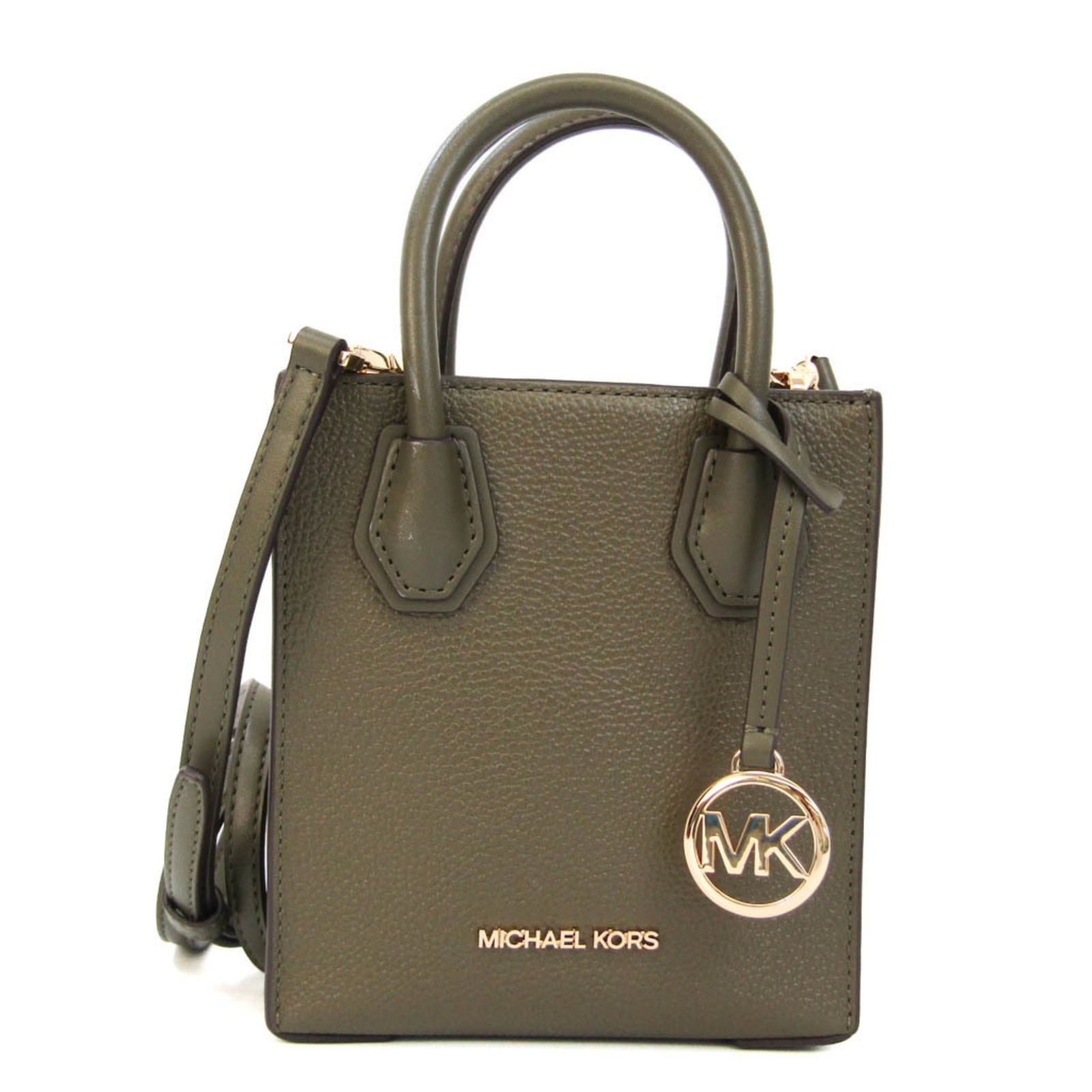 MICHAEL KORS グリーン レザー ショルダーバッグ MICHAEL KORS
