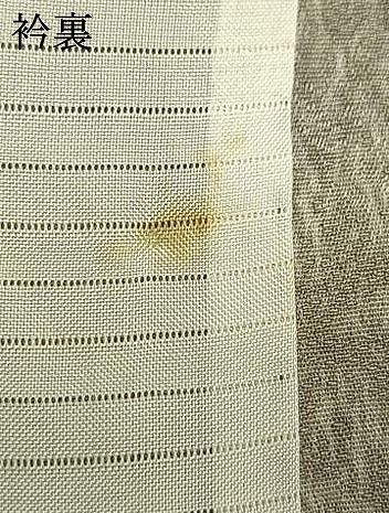 平和屋着物▽訪問着　単衣　ふくれ織　飛鶴風景文　正絹　逸品　AAAU7999fy 平和屋着物▽訪問着 単衣 ふくれ織 飛鶴風景文 正絹 逸品