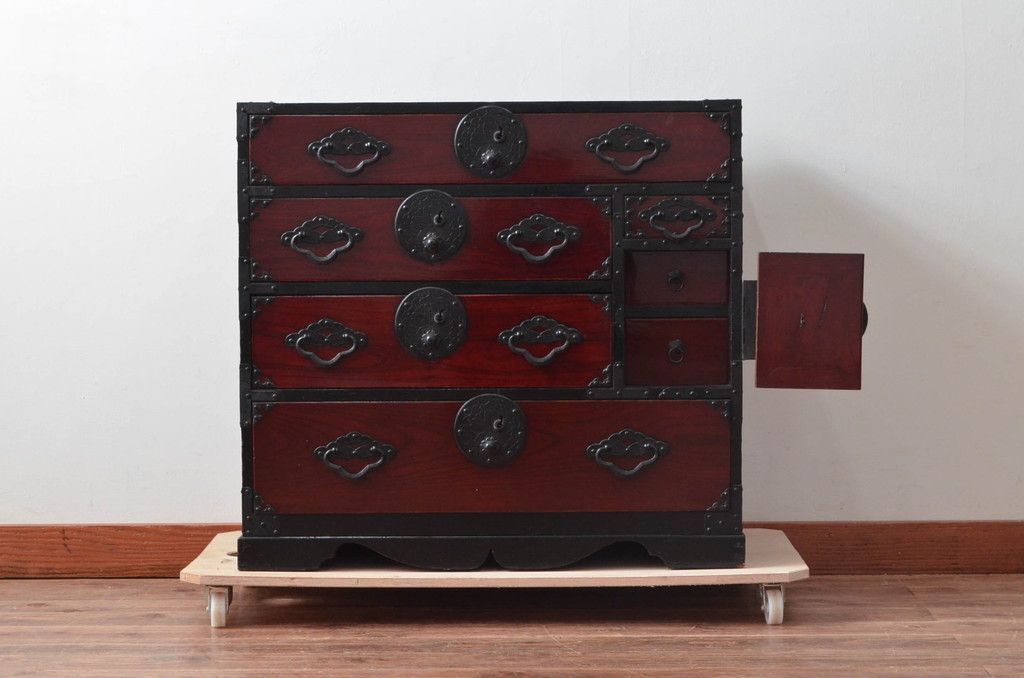 東北地方の時代箪笥 米沢箪笥 時代箪笥 和インテリア TVボード 東北地方の