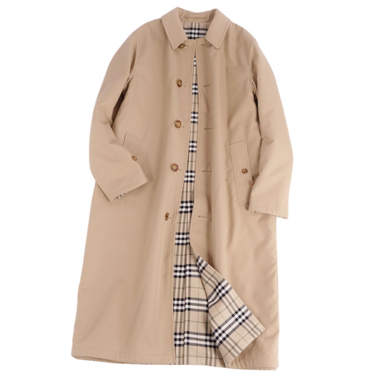 極美品 バーバリー BURBERRY コート ステンカラーコート バルマ