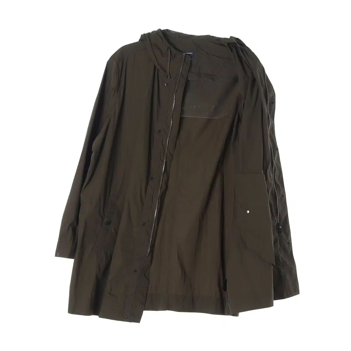 XXL Tommy Hilfiger(トミーヒルフィガー) ロゴ カーキ ロング フード 