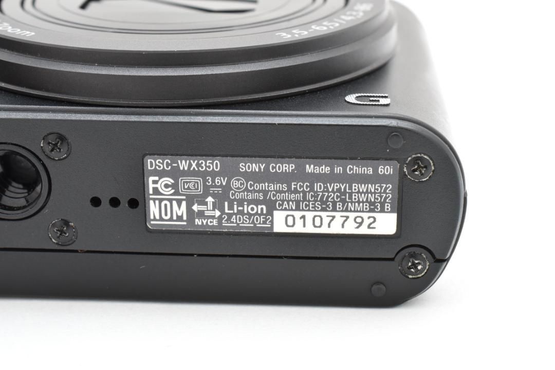 219 SONY Cyber-Shot DSC-WX350　ブラック　ジャンク 219 SONY Cyber-Shot DSC-WX350 ブラック ジャンク - メルカリ