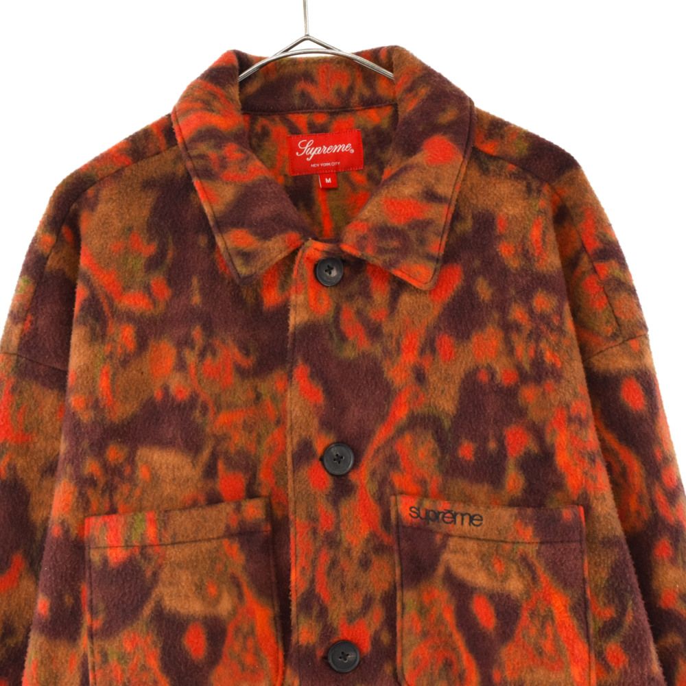 SUPREME (シュプリーム) 21AW Paisley Fleece Shirt ペイズリー