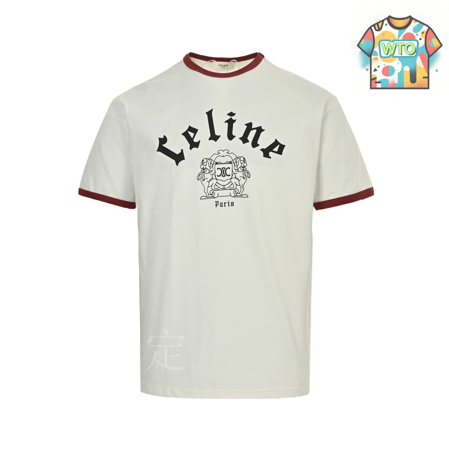 25FW 新作先取り!! ロゴ プリント【CELINE】コットン Tシャツ 25FW 新作先取り!!可愛いプリント【CELINE】コットン Tシャツ