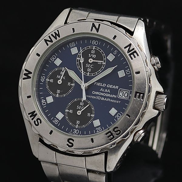 腕時計 SEIKO ALBA セイコーアルバ AKA V657 ブルー Yahoo!オークション -「v657」(アルバ) (セイコー)の落札相場