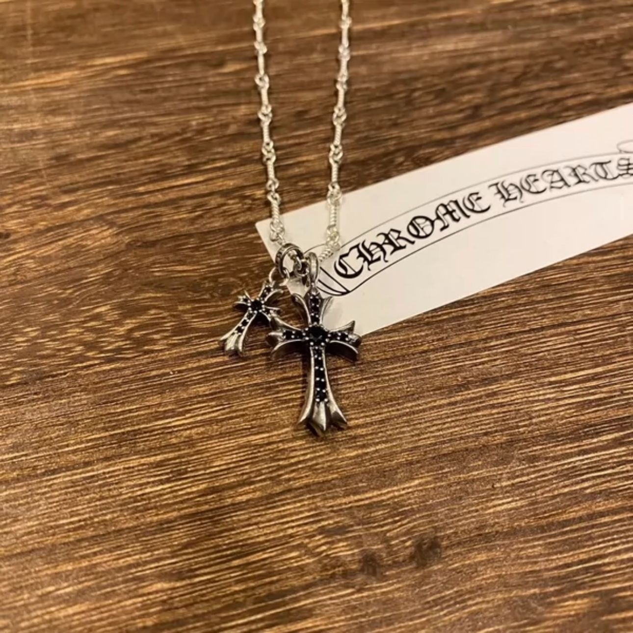 CHROME HEARTS】タイニー CHクロス・ベビー ファット チャーム CHROM