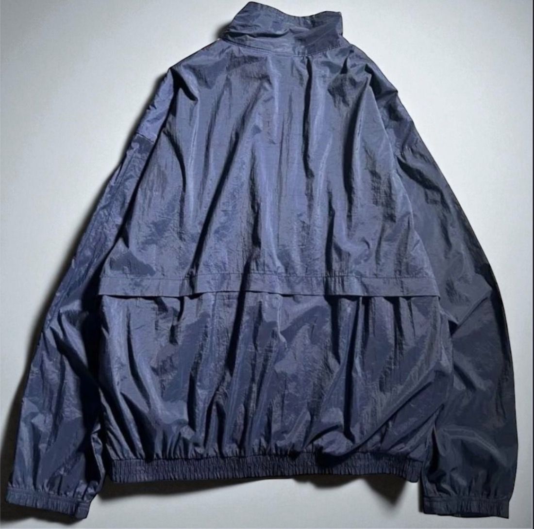 リバプールリーボックナイロンジャケット90s刺繍ロゴvintage古着ネイビー Reebok - 90sヴィンテージ古着REEBOKゆるだぼXL刺繍ロゴナイロン