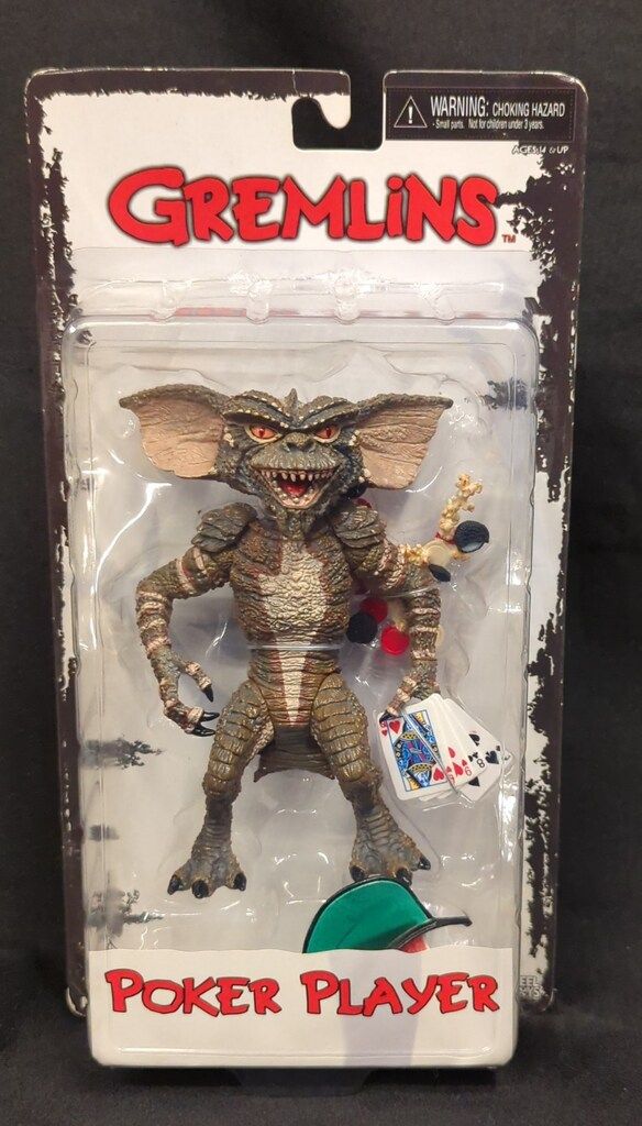 NECA (ACTION FIGURE) POKER PLAYER / (白黒背景台紙) 7インチ