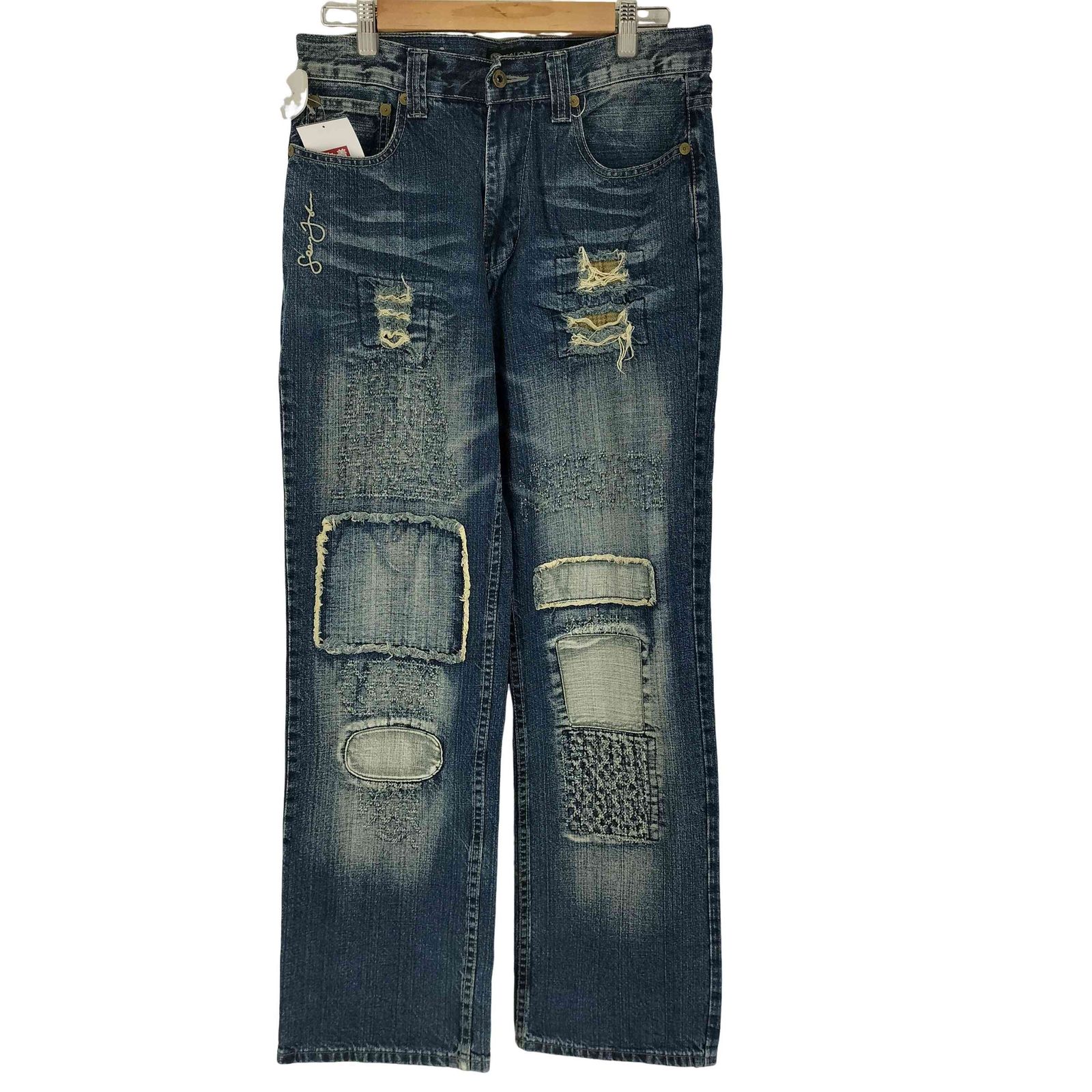 ショーンジョン Sean john リペア加工デニムパンツ メンズ  32