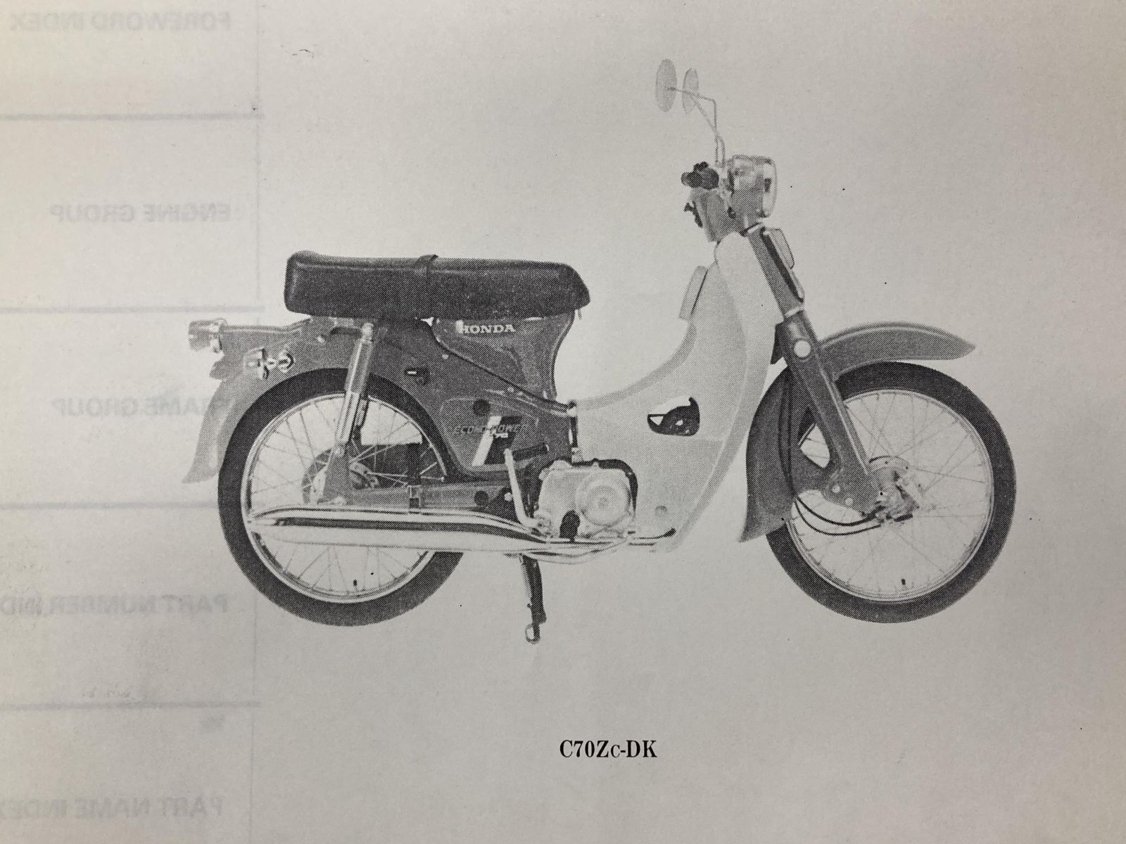 スーパーカブ50 スーパーカブ70 スーパーカブ90 パーツリスト 6版 ホンダ 正規 中古 C50Z2 C70Z2 C70Zc C90Zc 英語版  パーツカタログ - メルカリ