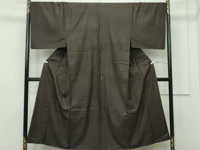 平和屋本店□極上 国指定重要無形文化財 本場久米島紬 山川信作 手織