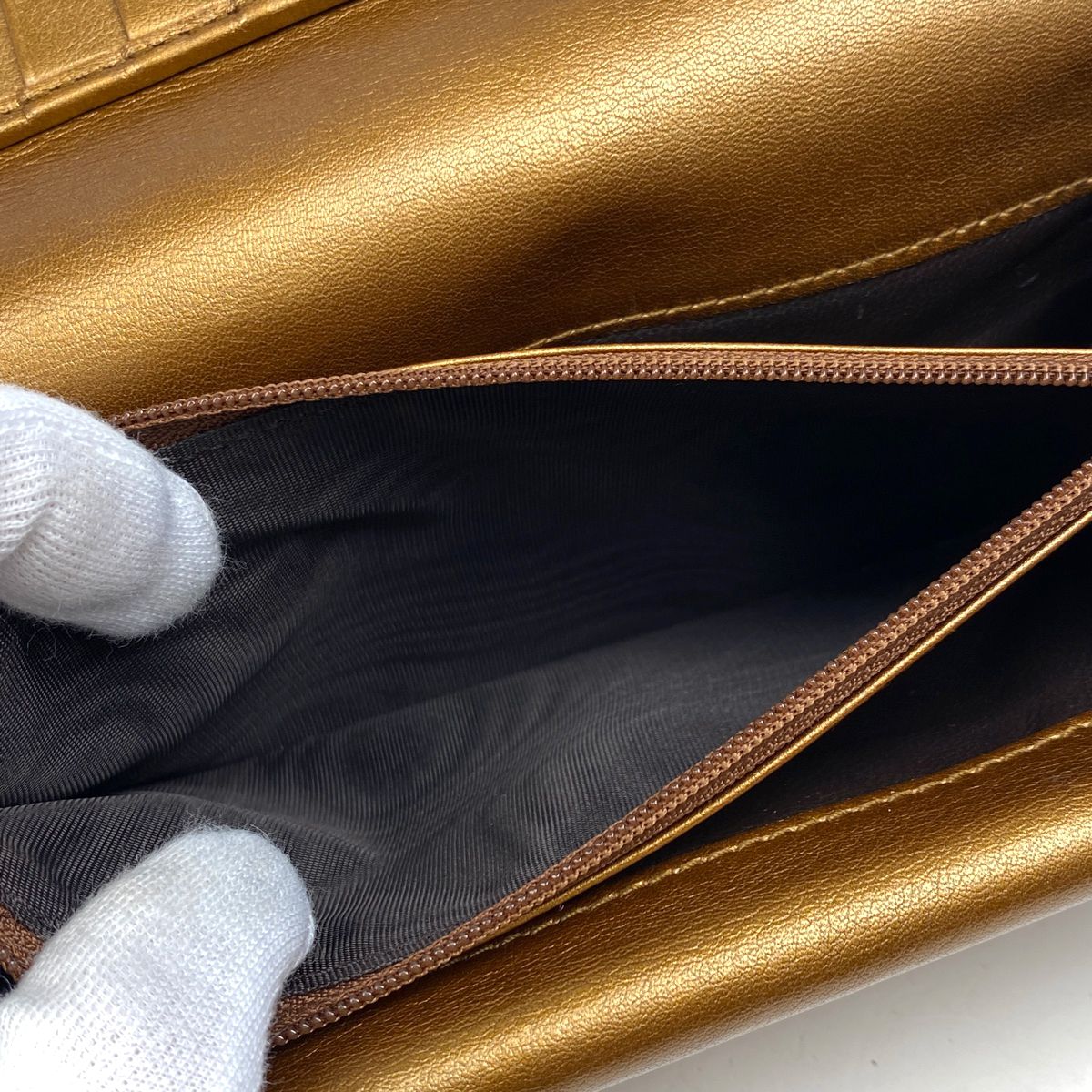 グッチ GUCCI GG柄 長財布 Wホック ロゴ 長財布 GGキャンバス