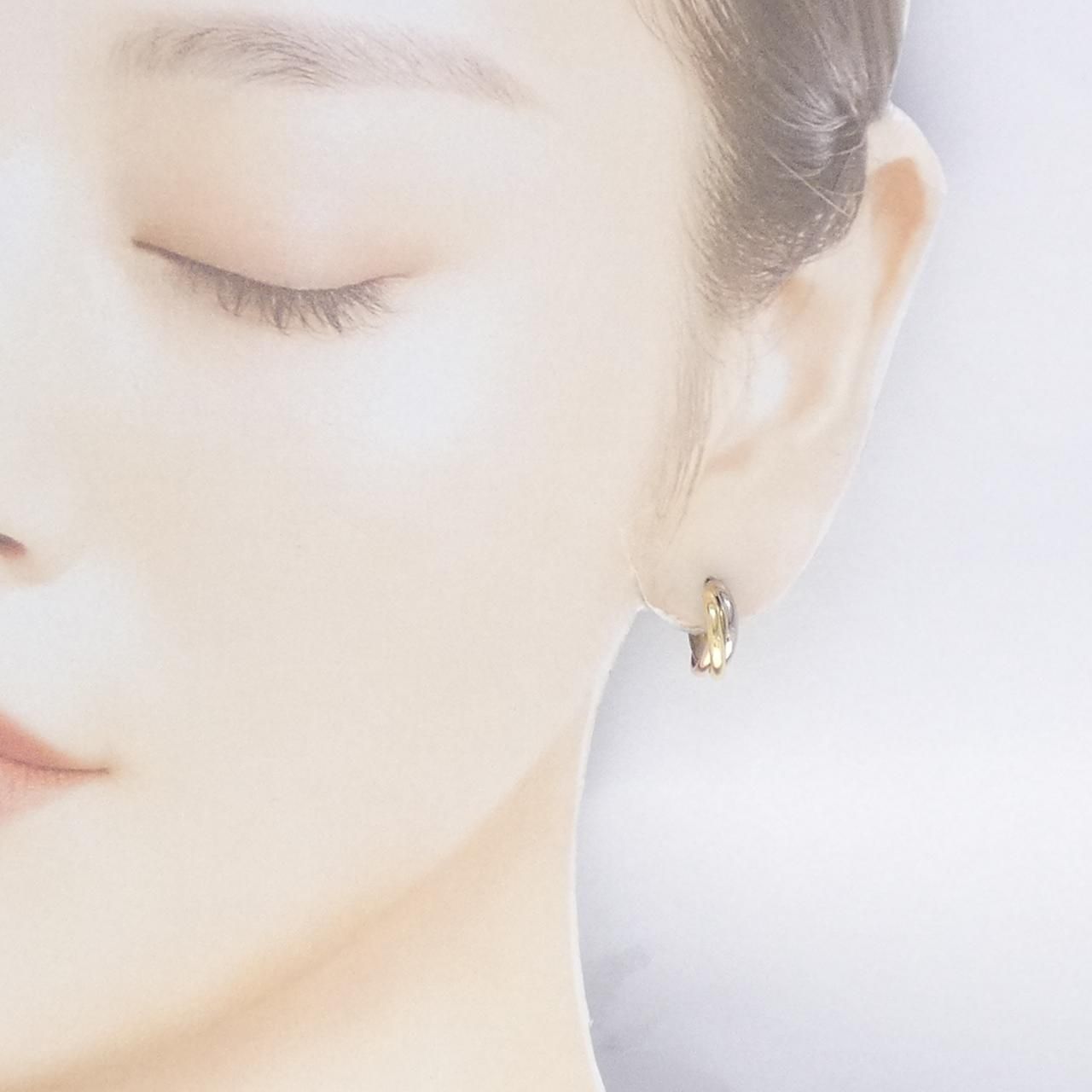 カルティエ トリニティ ミニピアス Cartier CARTIER カルティエ K18YG K18WG K18PG トリニティ mini