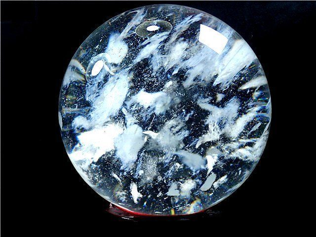 超大直径約：220mm 14233g超綺麗水晶丸玉B76B1/416B28 - メルカリ