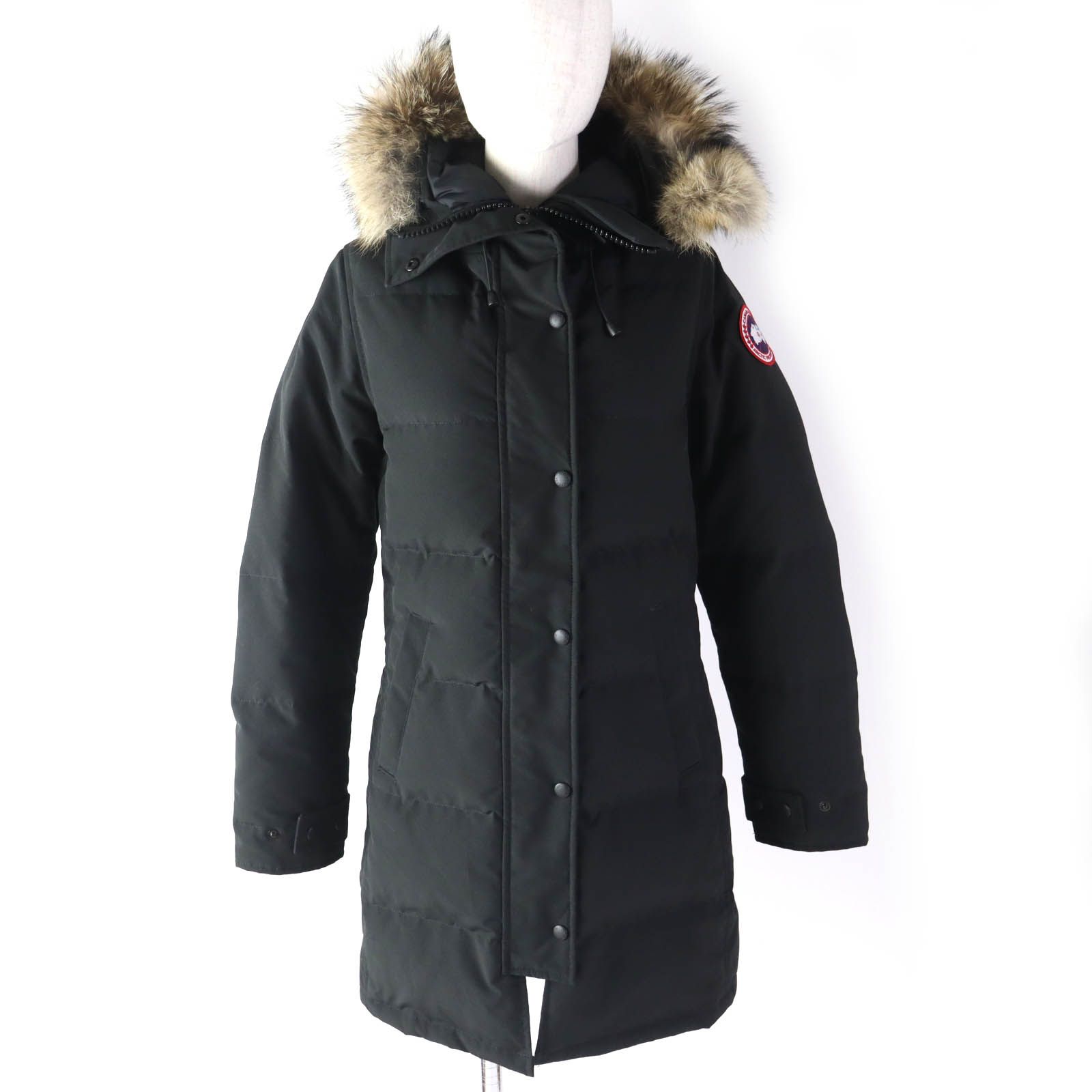 美品△CANADA GOOSE カナダグース 2302JL MACKENZIE マッケンジー ファー・フード付 ダウンコート ブラック M カナダ製  国内正規品 レディース - メルカリ