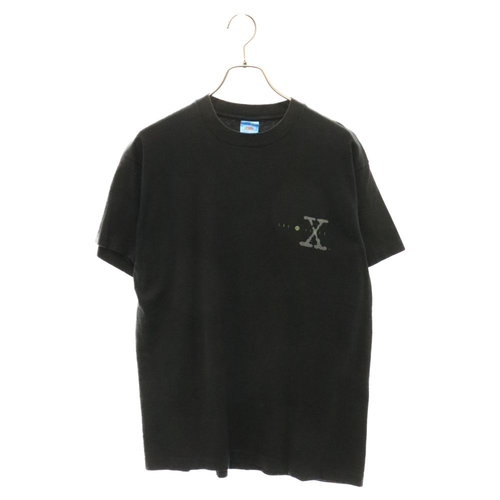VINTAGE (ヴィンテージ) 00S THE X FILMS ザエックスフィルム プリント 半袖Tシャツ カットソー ブラック/グリーン