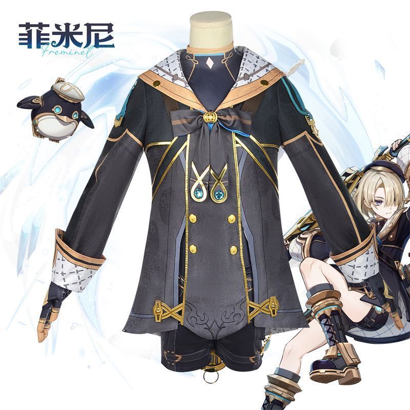 原神 げんしん フレミネ コスプレ衣装 大人用 制服 cosplay コスチューム 仮装 変装 コスチューム コスプレ服 仮装 演出服 コス アニメグッズ ハロウイン イベント 変装