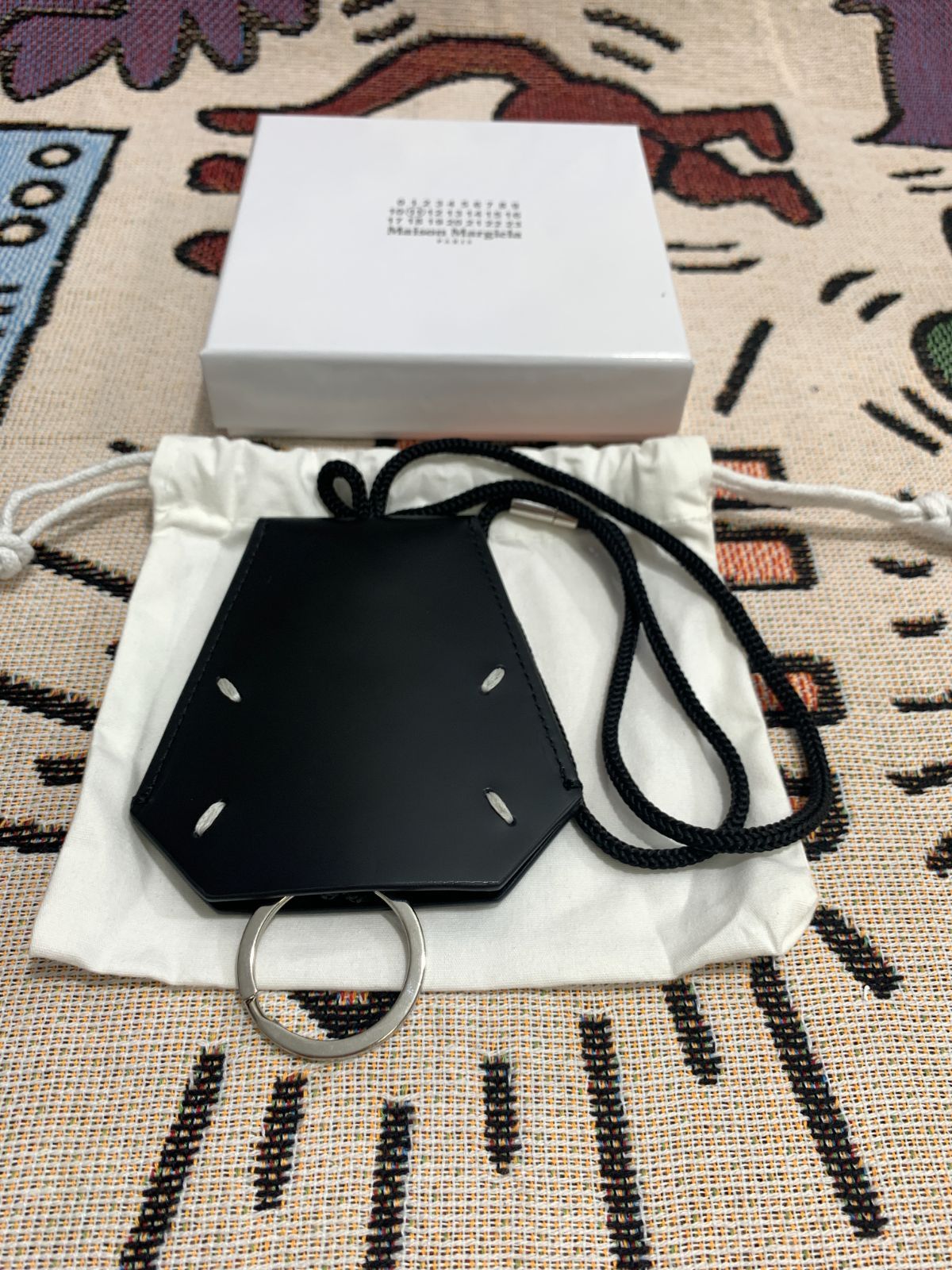 箱付き】Maison Margiela クロシェットキーリングストラップ