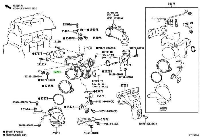 トヨタ GRヤリス IHIターボ タービン GR yaris TURBOCHARGER GXPA16 G16E-GTS 17201-18010 TOYOTA 純正 Genuine JDM