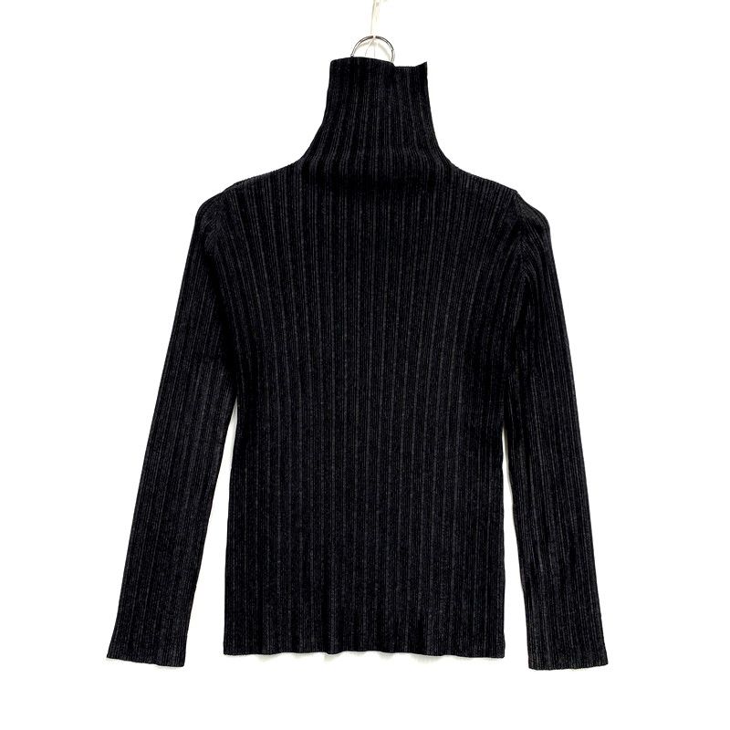 PLEATS PLEASE!タートルネック半袖トップス　サイズ3 PLEATS PLEASE!タートルネック半袖トップス サイズ3