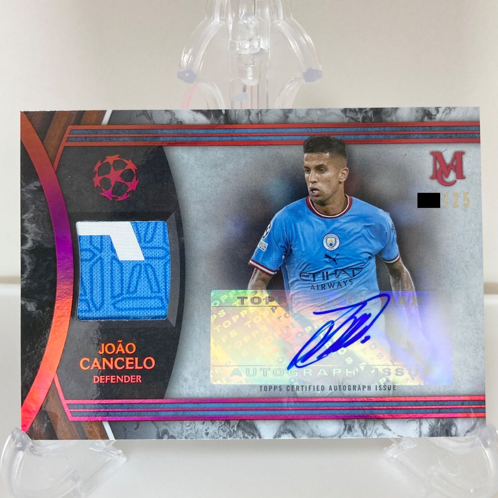 ジョアン・カンセロ 直筆サイン 限定25枚 2022 Topps Museum UEFA Patch Autograph Ruby Joao  Cancelo Auto - メルカリ