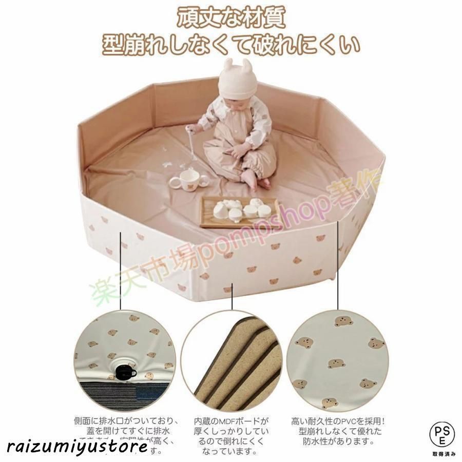 2025 プール 空気入れ不要 ビニールプール 折りたたみ 子供プール ペット用プール 庭 ペットバスプール 80*20cm 120*30cm HRDEVELOPMENT_JP