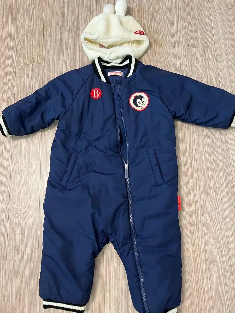 BEBE DE PINO ベベデピノ パディングオーバーオール バンパーハット バッチ