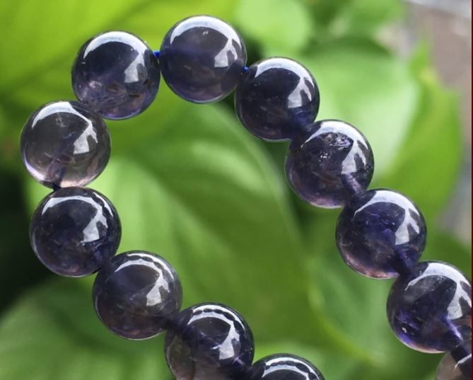 アイオライト ブレスレット 7mm (Mサイズ) マダガスカル産 ダーク