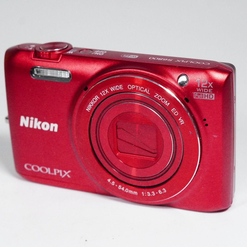【新品元箱付き】 ニコン Nikon COOLPIX S6800 Nikon ニコン COOLPIX S6800 レッド 元箱 動作OK 1週間保証