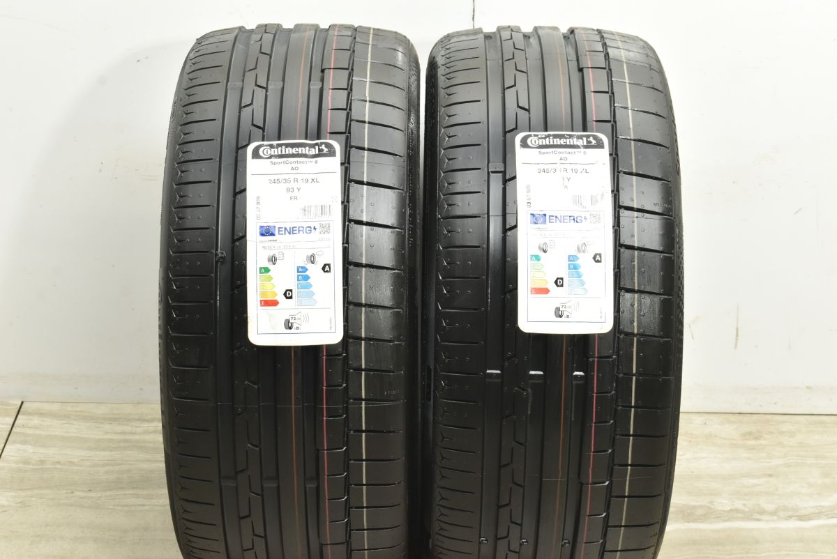 製 コンチネンタル スポーツコンタクト6 245 35R19 2本セット アウディ承認 AO A4 A5 TT 2シリーズ Aクラス Bクラス