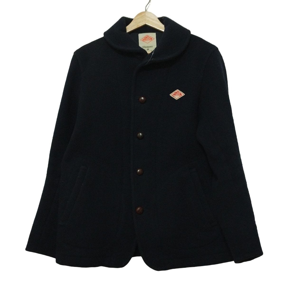 DANTON ウールピーコート ネイビー 40 新作商品 サイズ40 コート DANTON(ダントン) M 長袖/秋 ネイビー