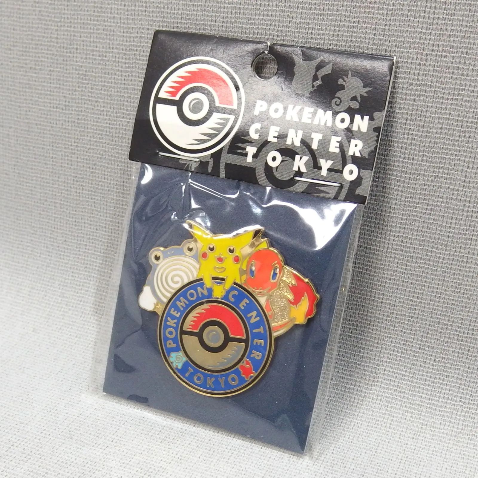 未開封☆POKEMON CENTER TOKYO 初期 ピンバッチ ピカチュウ