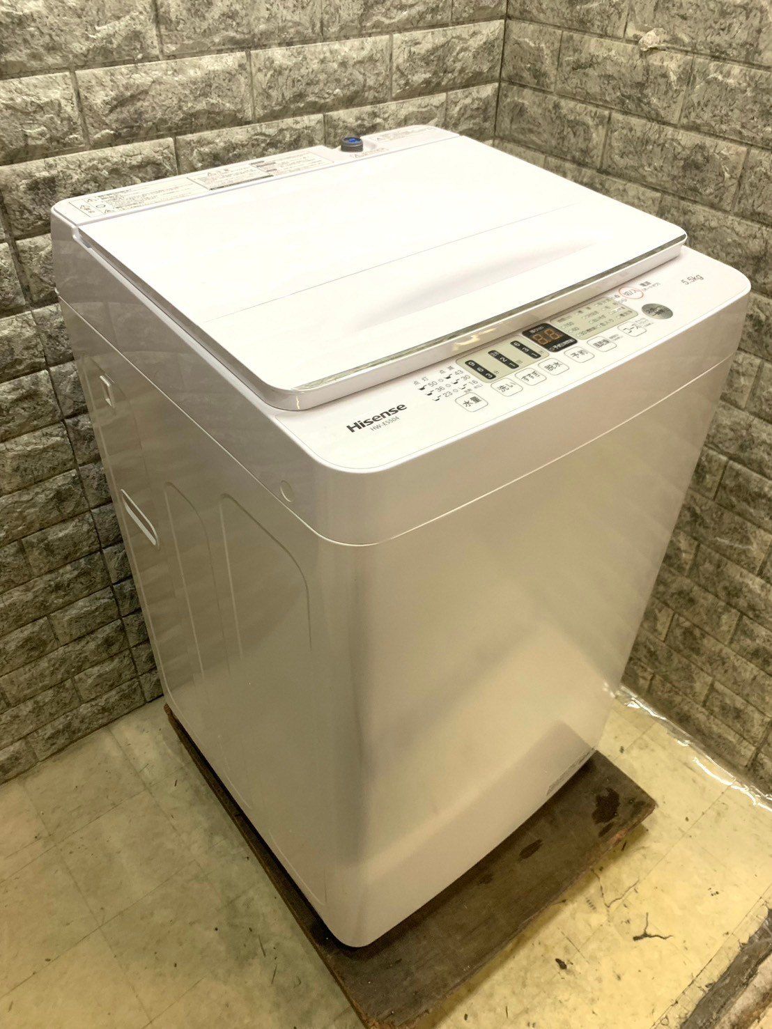 大阪送料無料☆3か月保証☆洗濯機☆ハイセンス☆2021年☆5.5㎏☆HW 