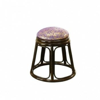 今枝商店 Romantic Rattan 籐スタッキング金襴スツール S74B