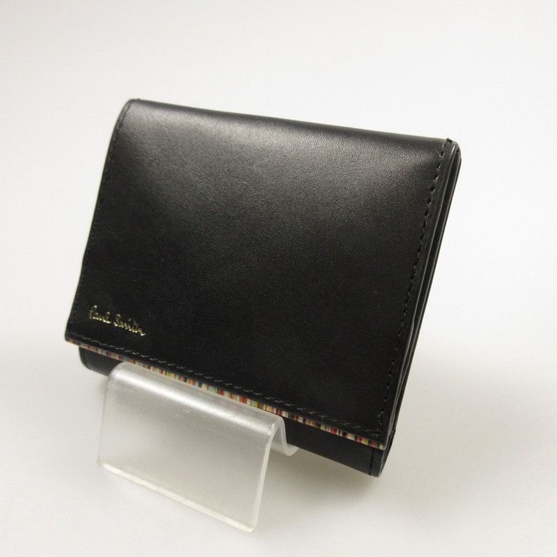 姫路東店 Paul Smith | ポール スミス ホック付財布 ストライプポイント 873301 P762 ブラック 124