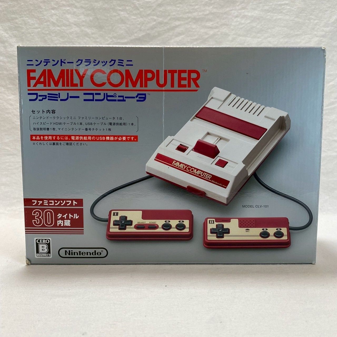 箱あり】Nintendo/ニンテンドークラシックミニ/ファミリー