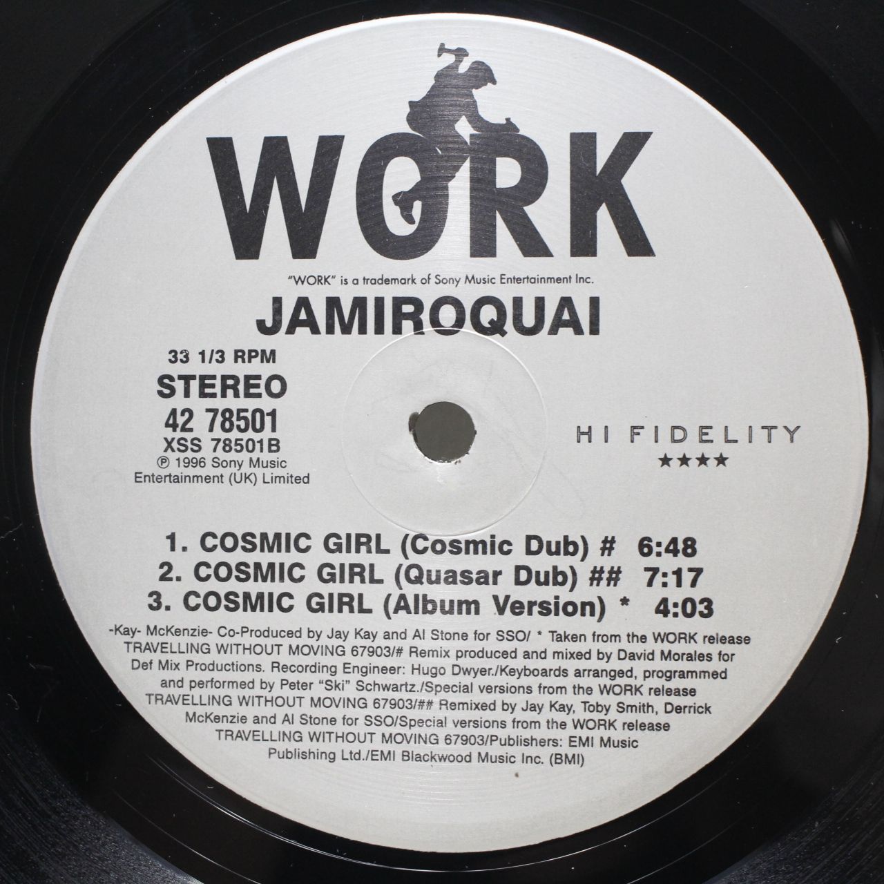 Jamiroquai / Cosmic Girl レコード - メルカリ