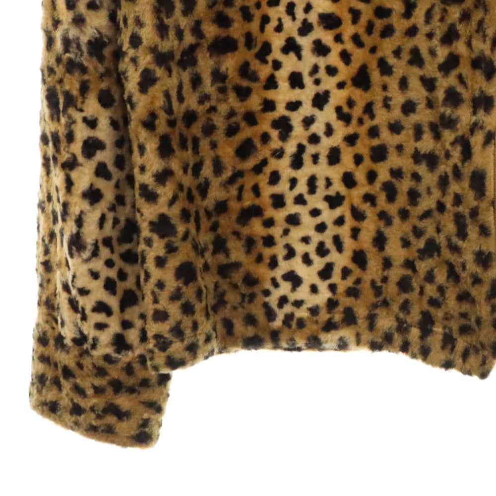 SUPREME (シュプリーム) 17AW cheetah pile zip up shirt チーター
