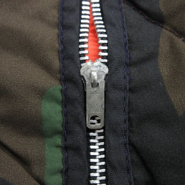 L/古着 エンパイア キルティング ベスト メンズ 80s ウッドランド 緑