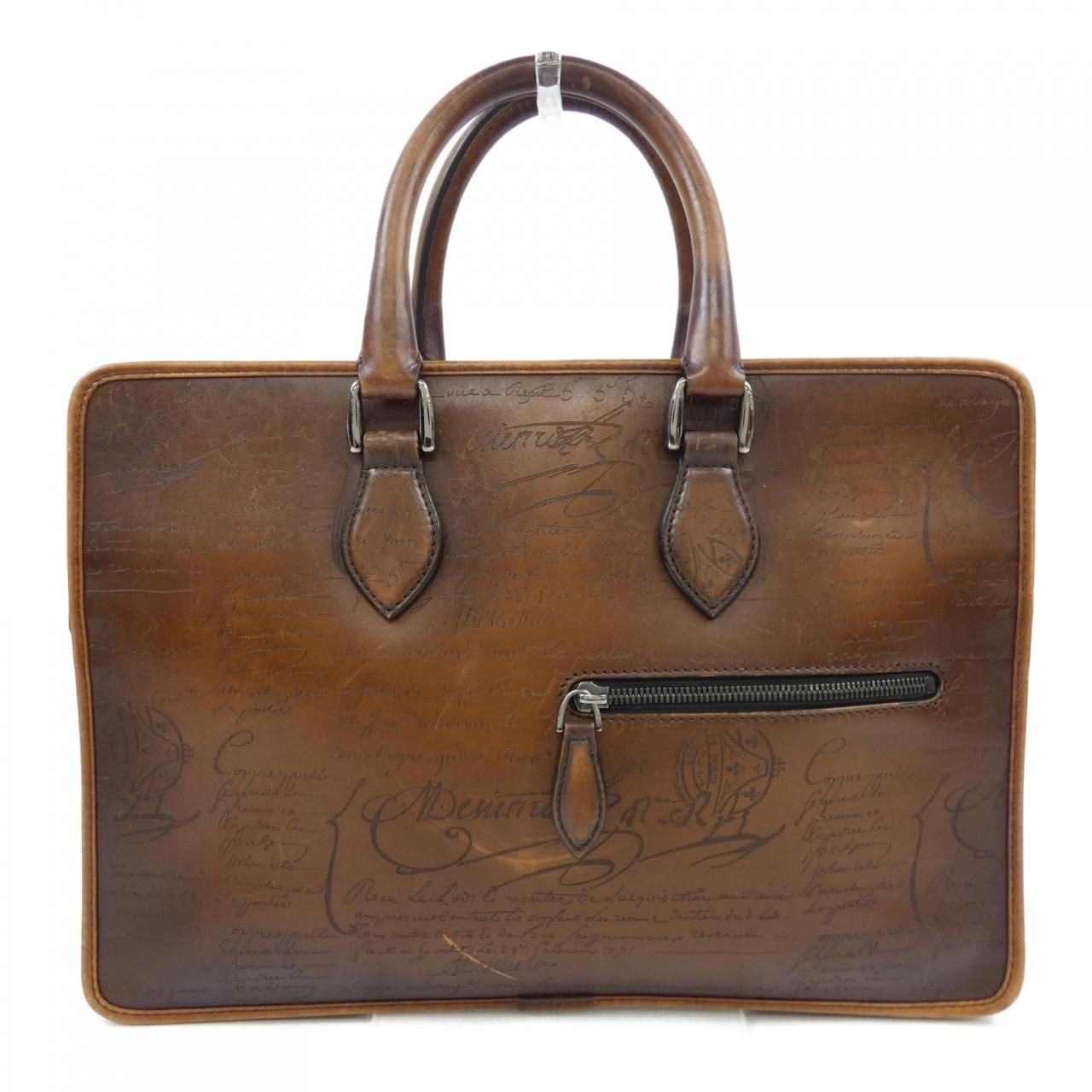 ベルルッティ Berluti アンジュールスモールスクリットレザーブリーフ BAG